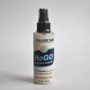 4 унции (118 мл) Walker H2GO Great White Glue Remover - Первое невоспламеняющееся средство для удаления клея на водной основе (белого цвета), безопасное для кожи Клеи