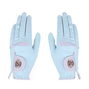 1 Пара женских перчаток для гольфа из дышащей ткани из микрофибры, устойчивые к скольжению эластичные перчатки для левой и правой рук, спортивные перчатки для гольфа, аксессуары