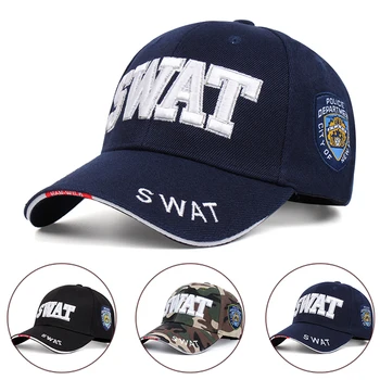 Бейсболка SWAT, мужская бейсболка морской пехоты, солнцезащитный козырек, шляпы дальнобойщиков, Уличная Повседневная бейсболка, Регулируемый Модный Тренд, Хлопковая Кепка для мужчин